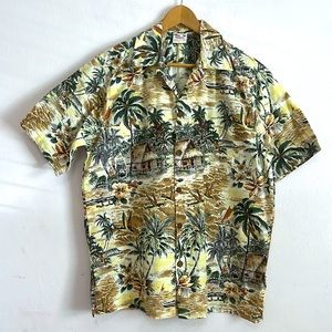 Go Barefoot A Hawaiian Shirt Size Medium
